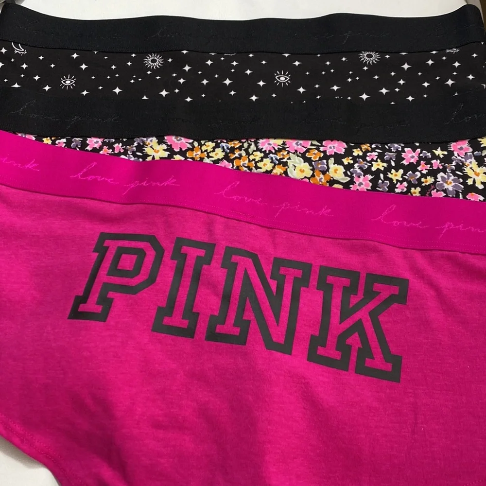 Bundle NWT VS Pink Logo BoyShorts Large - Picture 2 of 7